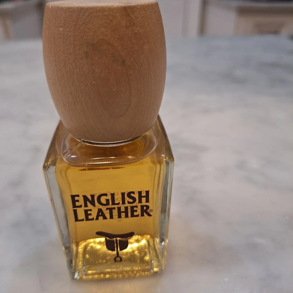 Vintage English Leather 80s Cologne Men 3.4 oz Amber Wood Cap Splash Classic